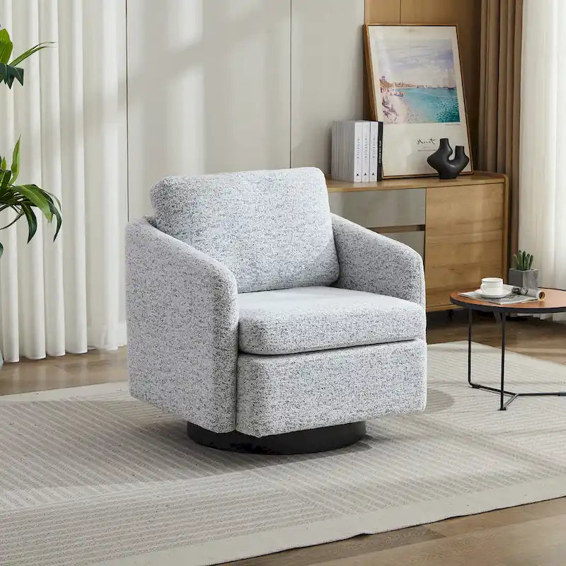 Fauteuil d'appoint moderne pour salon – Canapé simple rembourré avec pieds robustes