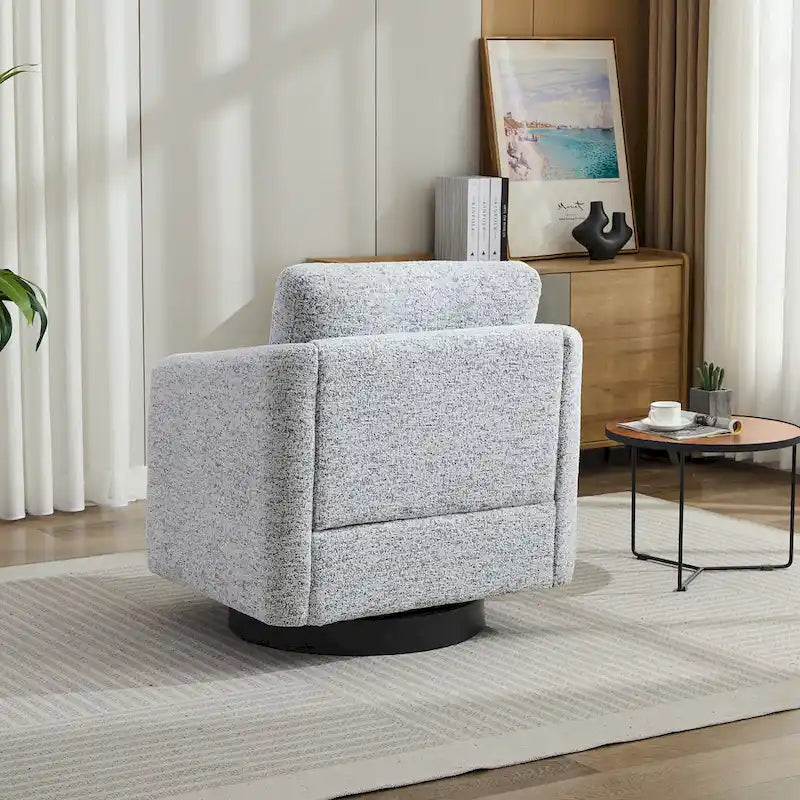 Fauteuil d'appoint moderne pour salon – Canapé simple rembourré avec pieds robustes