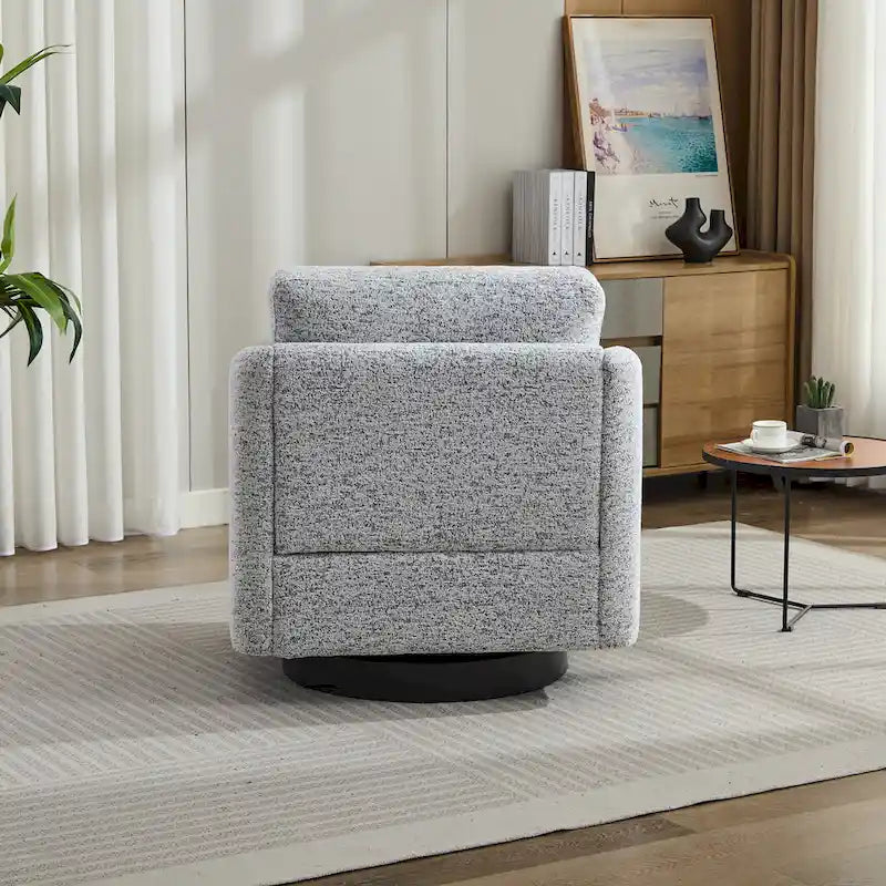 Fauteuil d'appoint moderne pour salon – Canapé simple rembourré avec pieds robustes