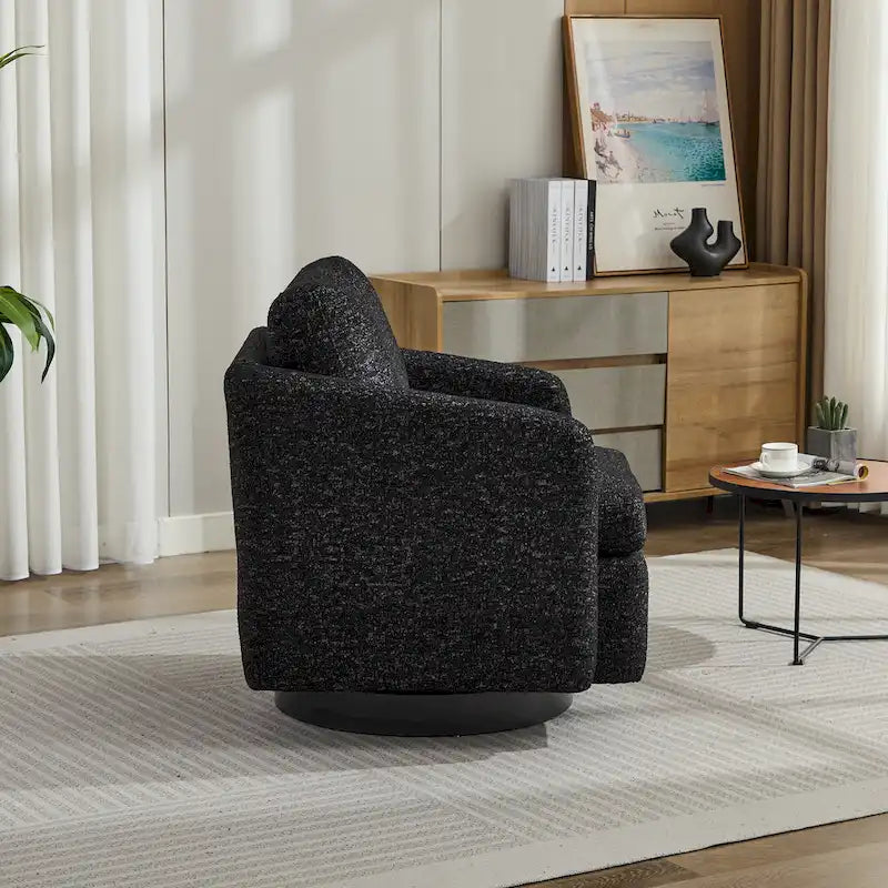 Fauteuil d'appoint moderne pour salon – Canapé simple rembourré avec pieds robustes