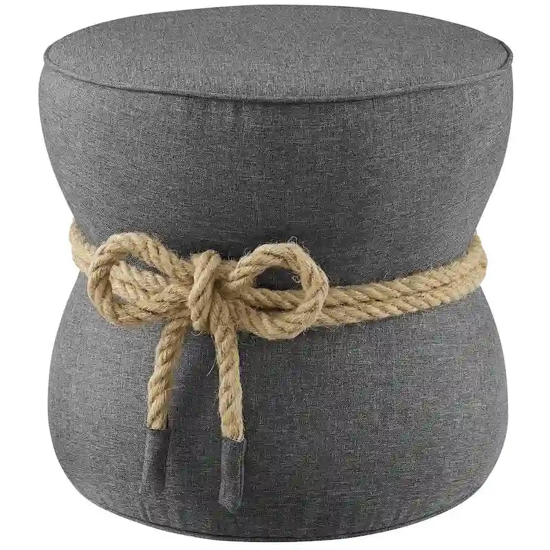 Pouffe Repose-pieds en tissu rembourré – Siège d'appoint rembourré doux pour le salon