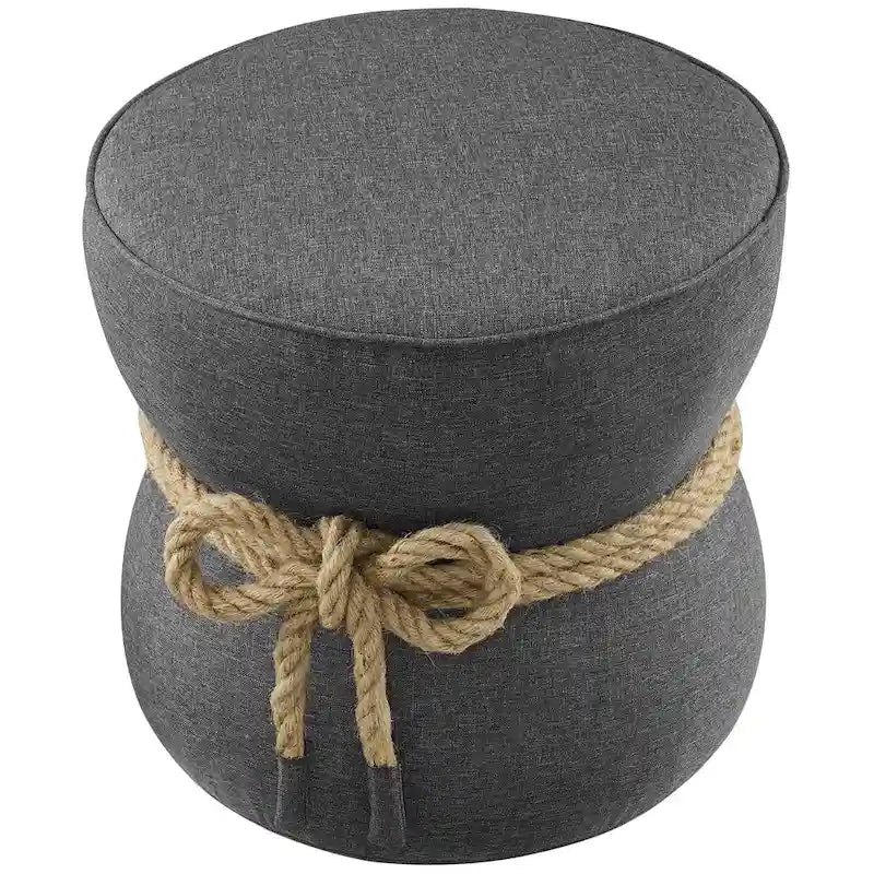 Pouffe Repose-pieds en tissu rembourré – Siège d'appoint rembourré doux pour le salon