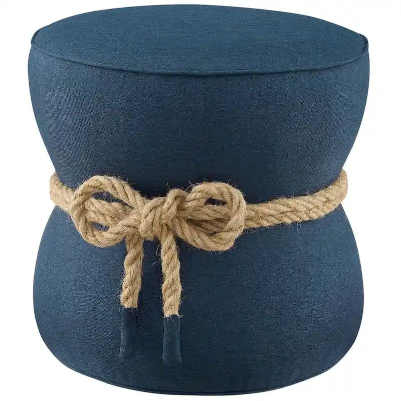 Pouffe Repose-pieds en tissu rembourré – Siège d'appoint rembourré doux pour le salon