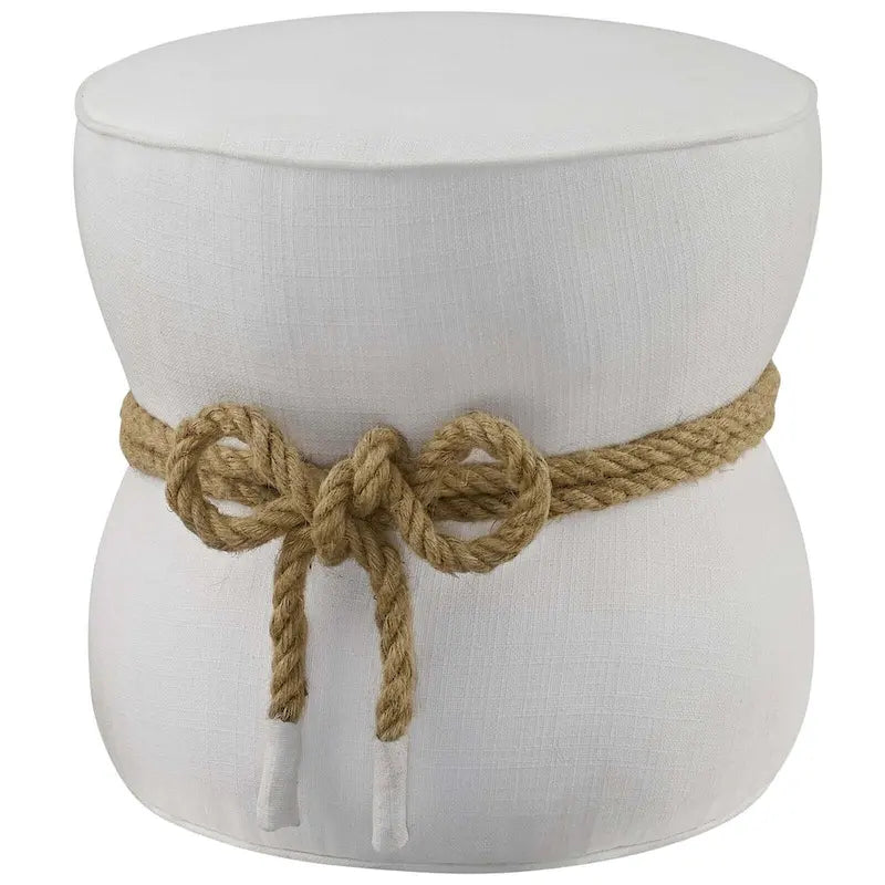 Pouffe Repose-pieds en tissu rembourré – Siège d'appoint rembourré doux pour le salon