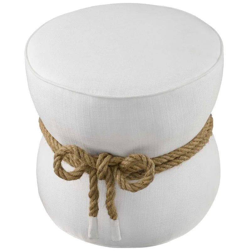 Pouffe Repose-pieds en tissu rembourré – Siège d'appoint rembourré doux pour le salon