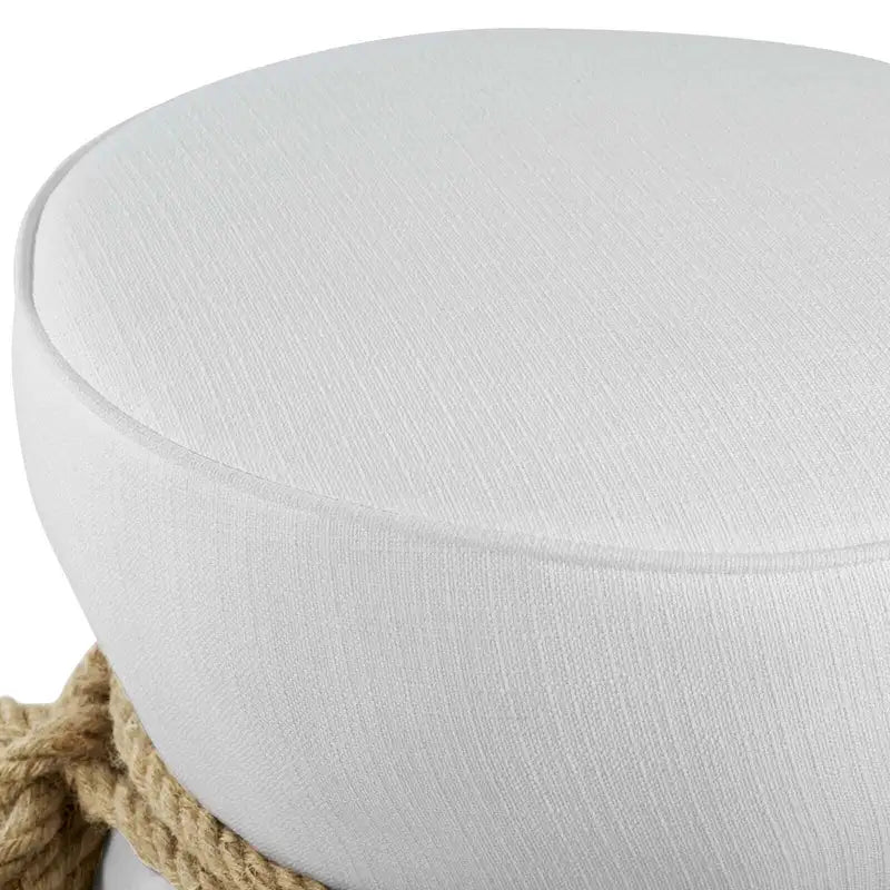 Pouffe Repose-pieds en tissu rembourré – Siège d'appoint rembourré doux pour le salon