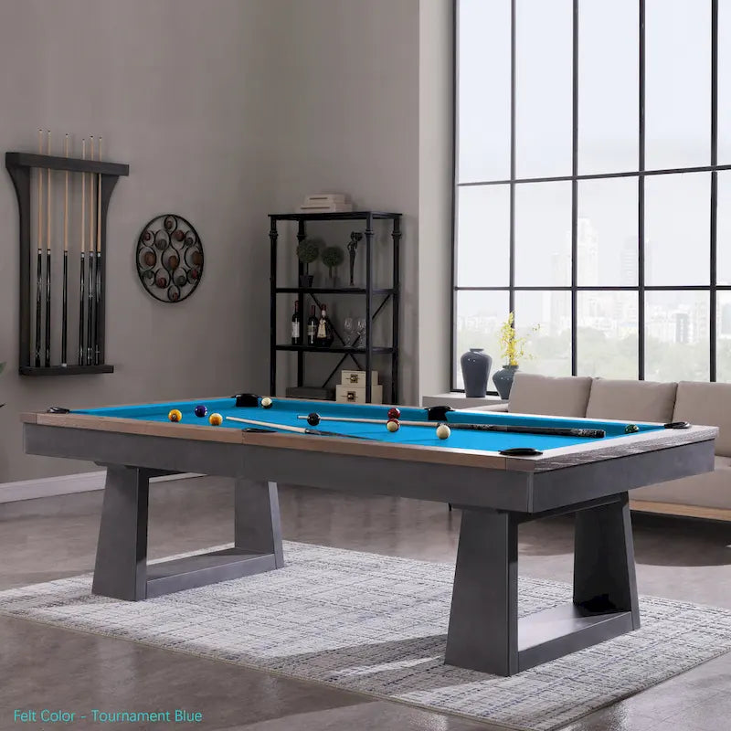 Table de billard professionnelle 8 pieds avec accessoires – Essentielle pour salle de jeux