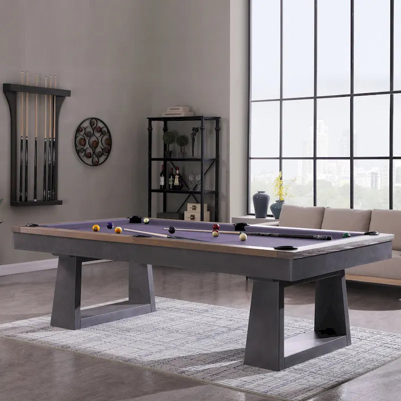 Table de billard professionnelle 8 pieds avec accessoires – Essentielle pour salle de jeux