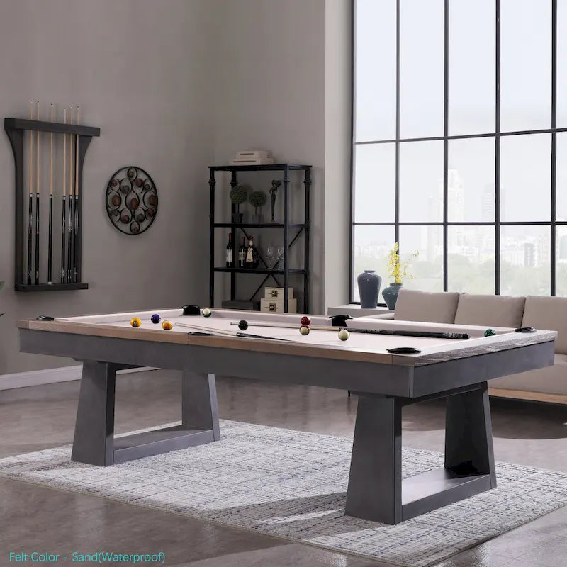 Table de billard professionnelle 8 pieds avec accessoires – Essentielle pour salle de jeux