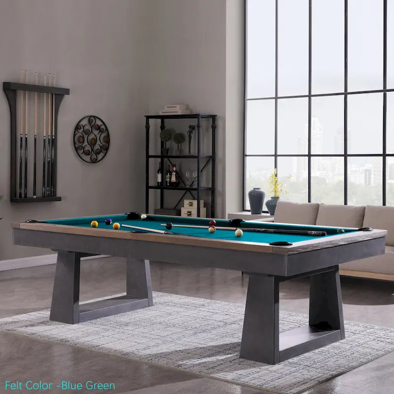 Table de billard professionnelle 8 pieds avec accessoires – Essentielle pour salle de jeux