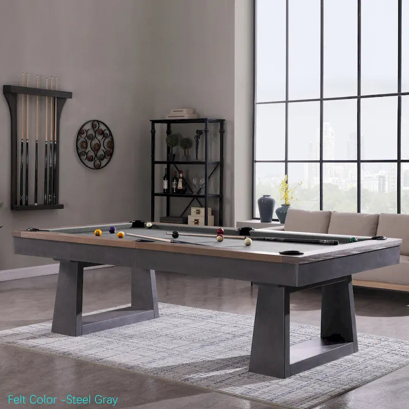 Table de billard professionnelle 8 pieds avec accessoires – Essentielle pour salle de jeux