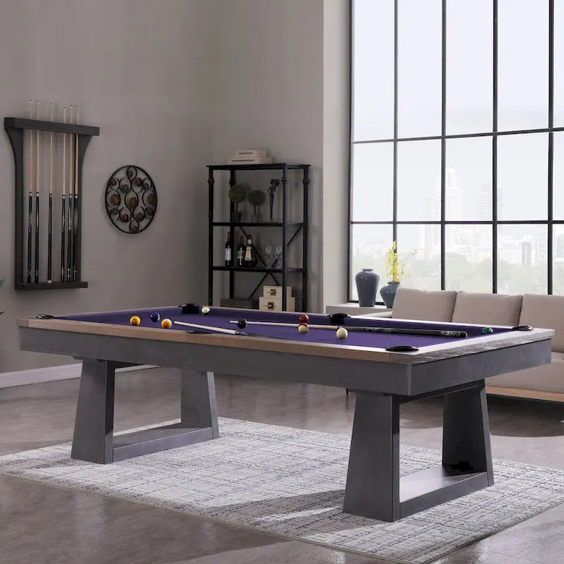 Table de billard professionnelle 8 pieds avec accessoires – Essentielle pour salle de jeux