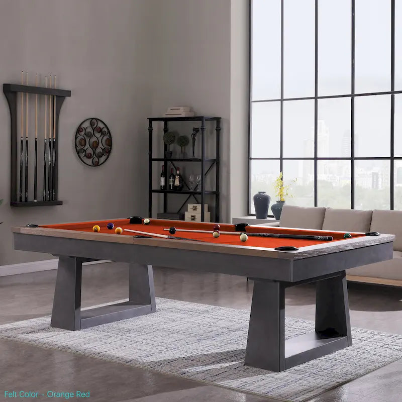 Table de billard professionnelle 8 pieds avec accessoires – Essentielle pour salle de jeux
