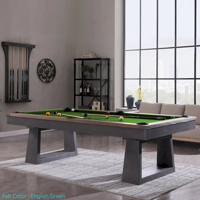 Table de billard professionnelle 8 pieds avec accessoires – Essentielle pour salle de jeux