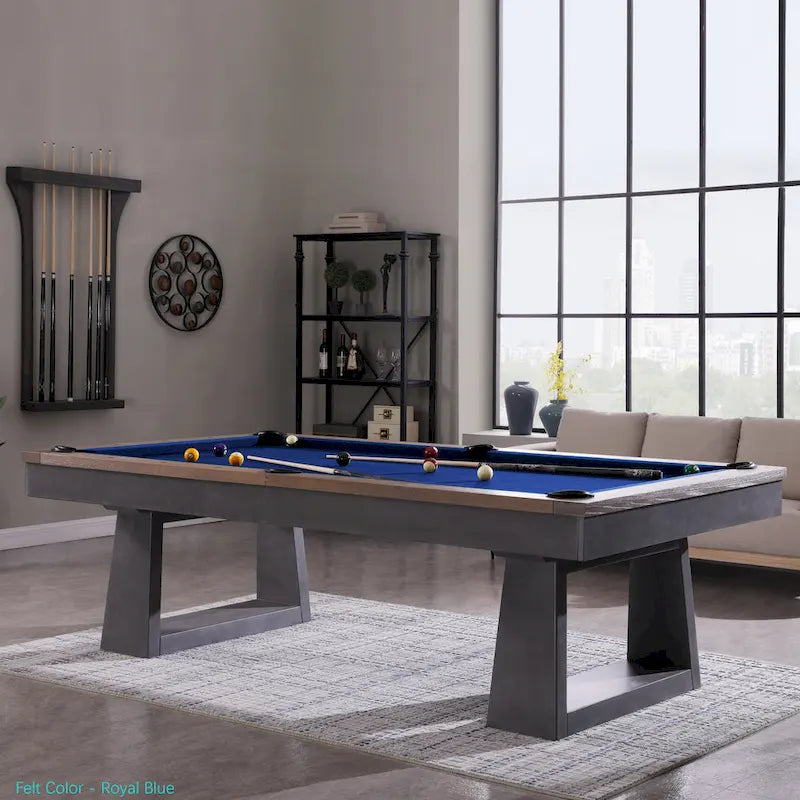 Table de billard professionnelle 8 pieds avec accessoires – Essentielle pour salle de jeux