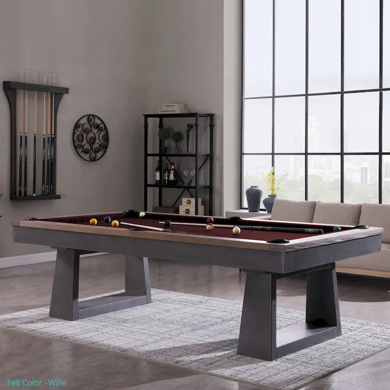 Table de billard professionnelle 8 pieds avec accessoires – Essentielle pour salle de jeux