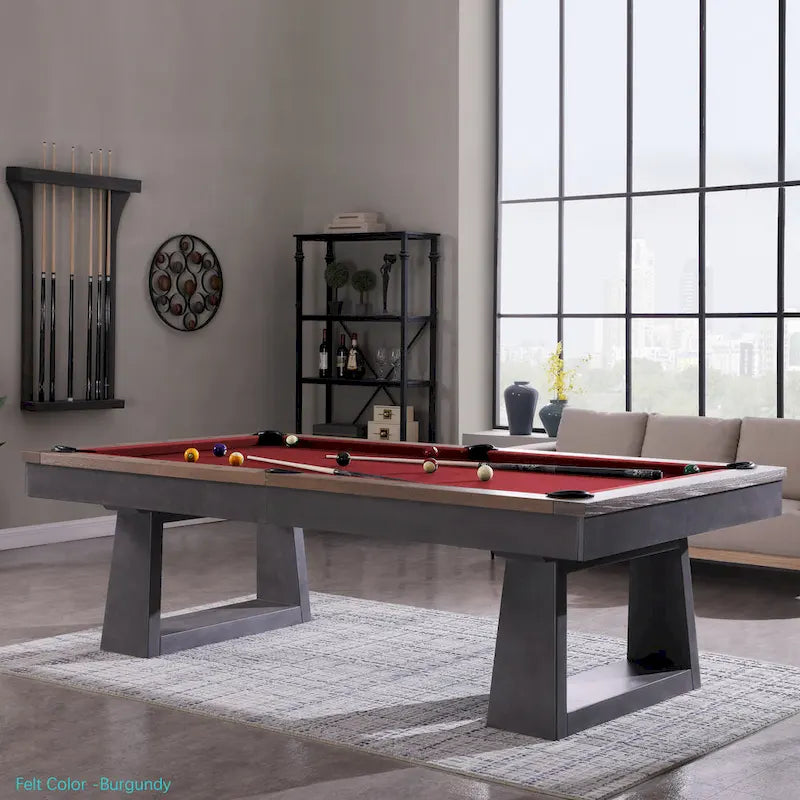 Table de billard professionnelle 8 pieds avec accessoires – Essentielle pour salle de jeux