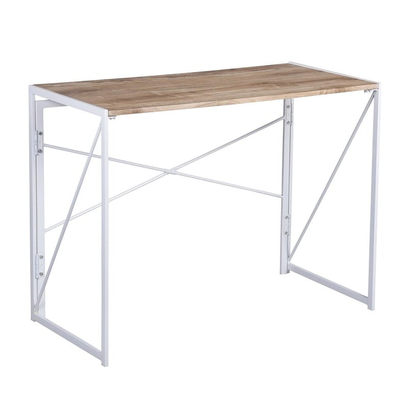 Bureau d'étude et d'écriture pliable simple, aucun assemblage requis – Table de bureau à domicile peu encombrante