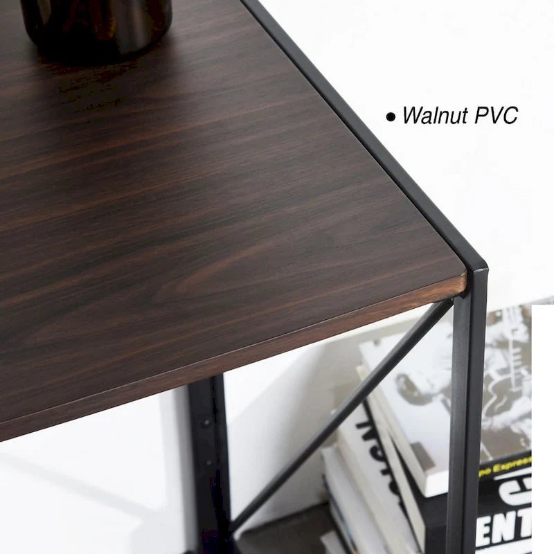 Bureau d'étude et d'écriture pliable simple, aucun assemblage requis – Table de bureau à domicile peu encombrante