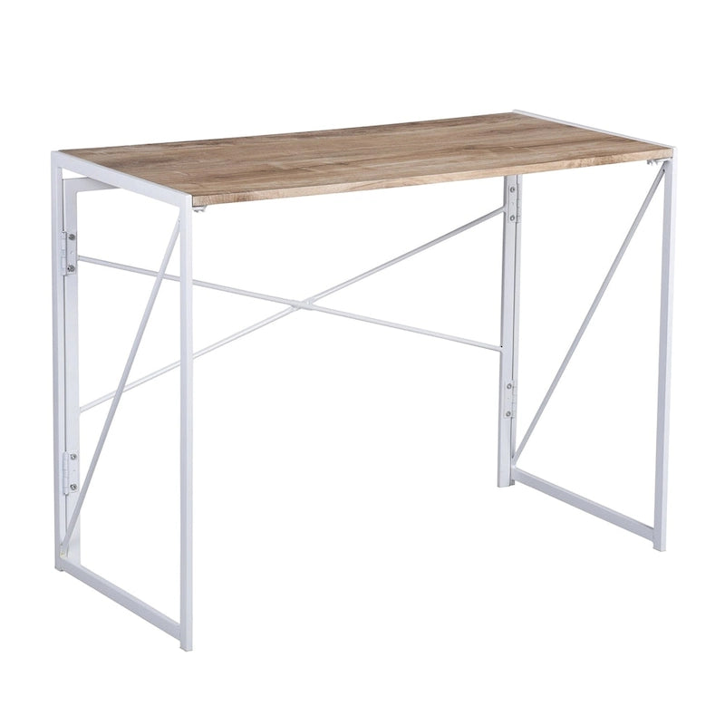 Bureau d'étude et d'écriture pliable simple, aucun assemblage requis – Table de bureau à domicile peu encombrante