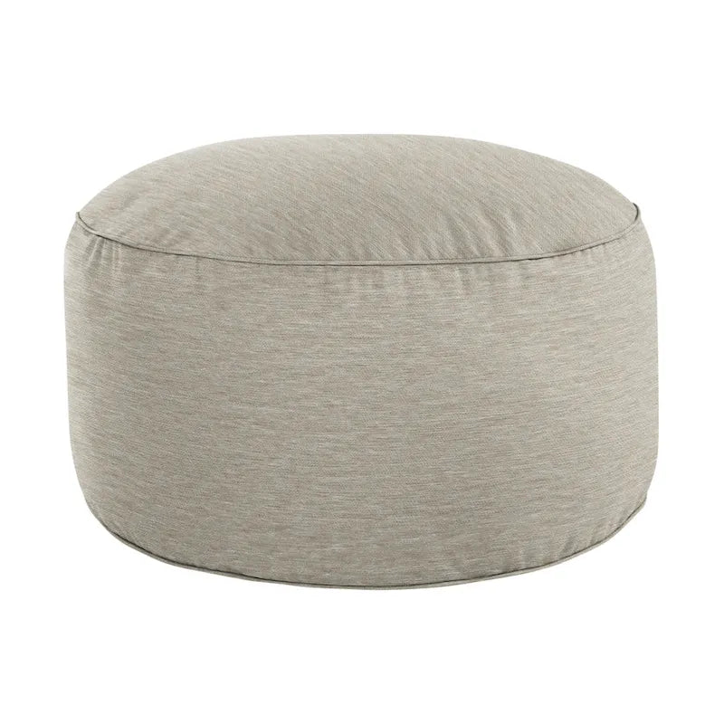 Repose-pieds pouf texturé d'intérieur – Accent doux pour salon ou chambre à coucher