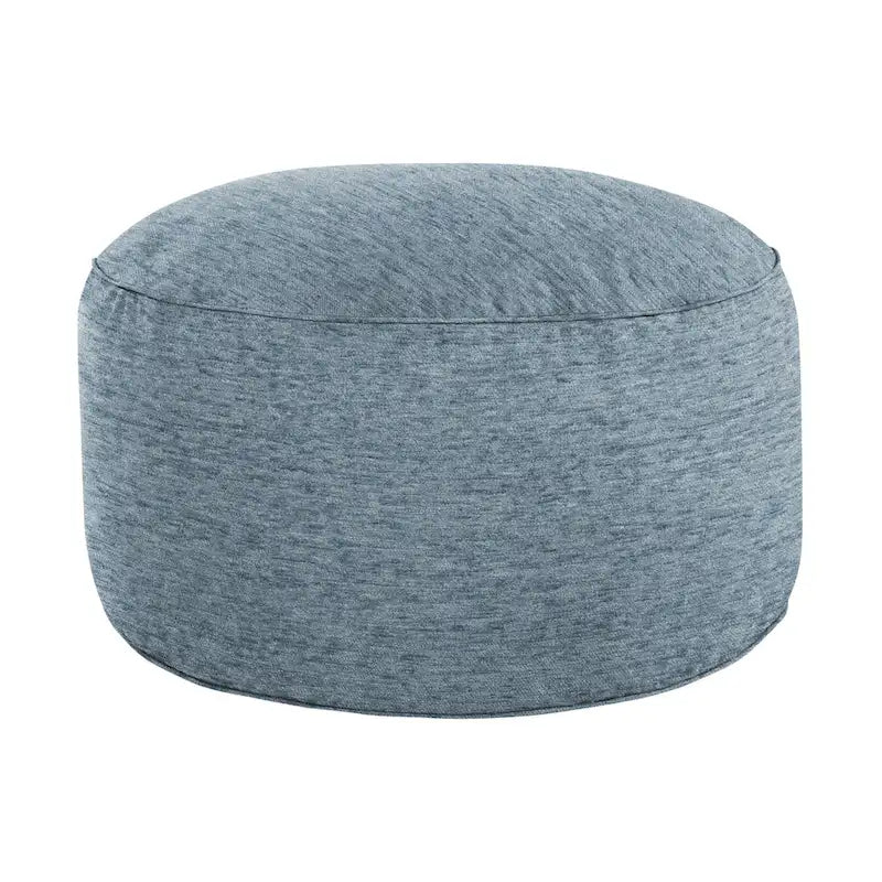 Repose-pieds pouf texturé d'intérieur – Accent doux pour salon ou chambre à coucher