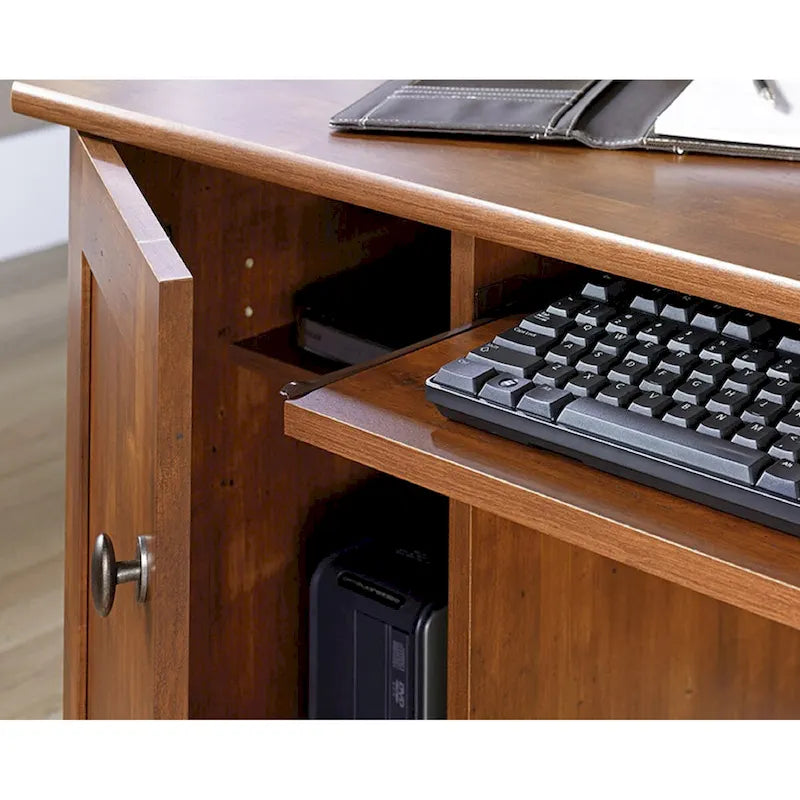 Bureau informatique moderne avec étagère de rangement, table d'étude pour petits espaces