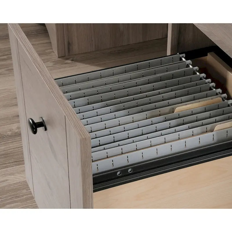 Bureau informatique moderne avec étagère de rangement, table d'étude pour petits espaces