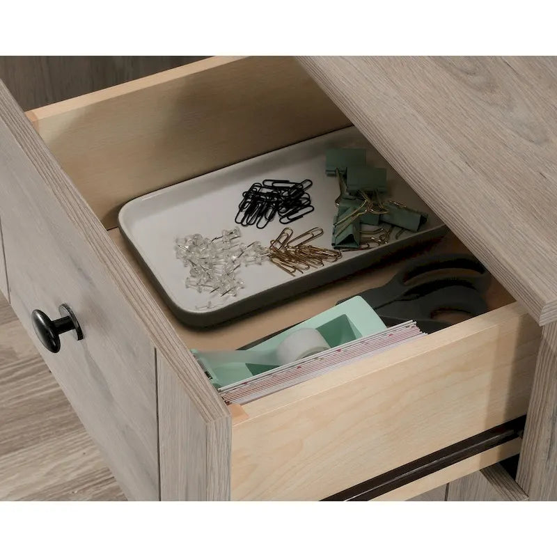 Bureau informatique moderne avec étagère de rangement, table d'étude pour petits espaces