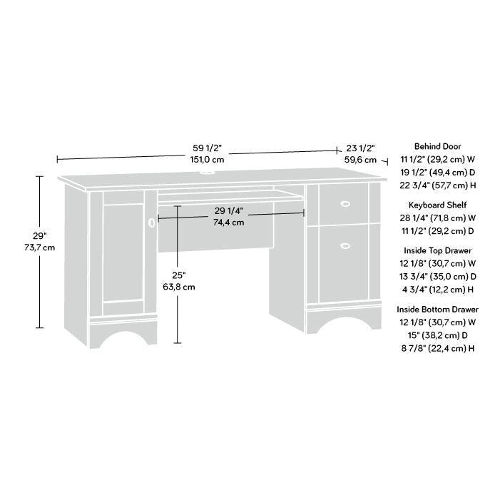 Bureau informatique moderne avec étagère de rangement, table d'étude pour petits espaces