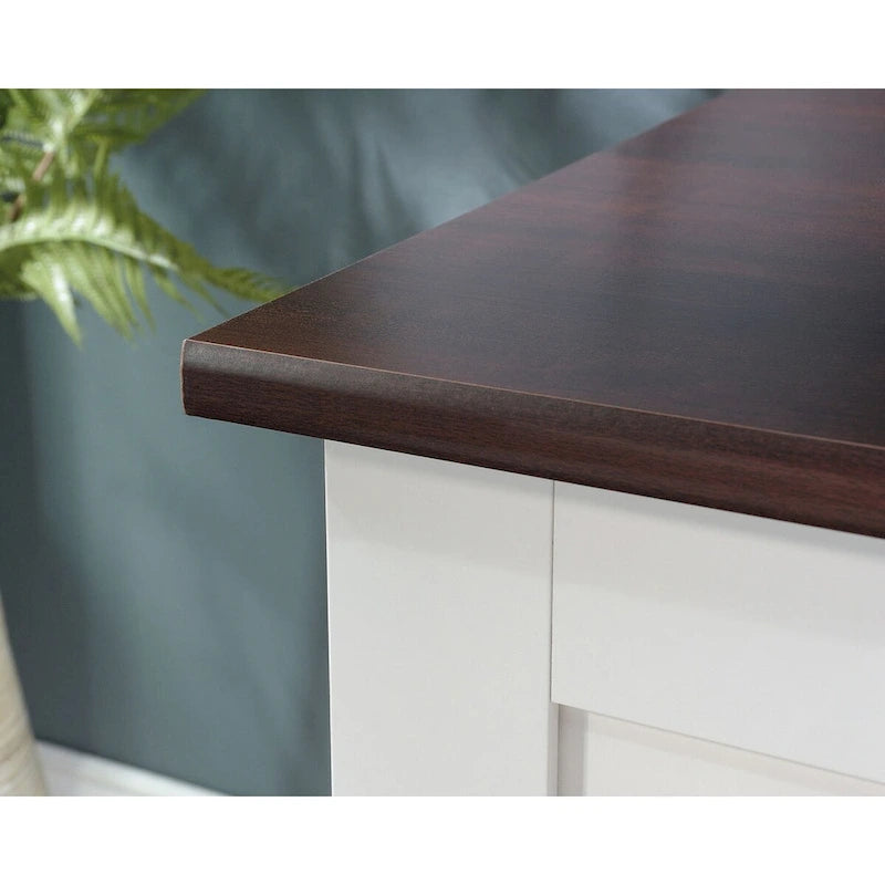 Bureau informatique moderne avec étagère de rangement, table d'étude pour petits espaces