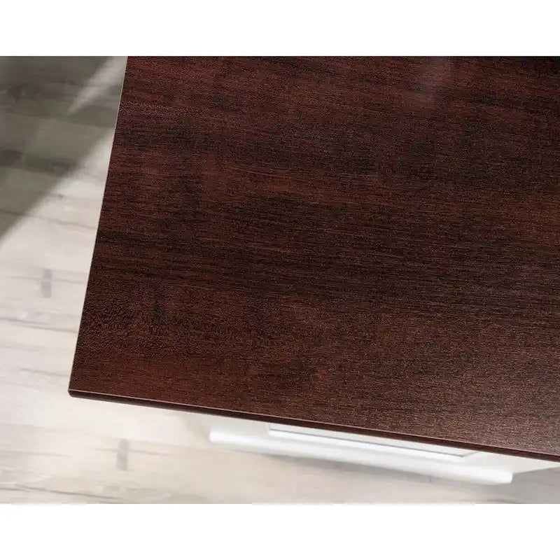 Bureau informatique moderne avec étagère de rangement, table d'étude pour petits espaces